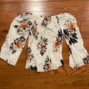 Off the shoulder blouse